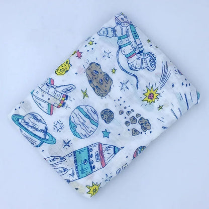 Baby Blanket Newborn Muslin 100% Cotton Baby Blanket Swaddle Wrap Receiving Blanket Bath Towel