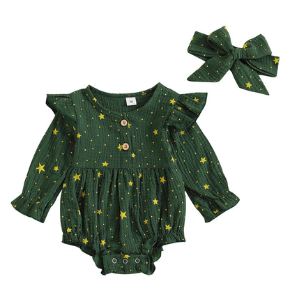 Baby Girl Christmas jumpsuit