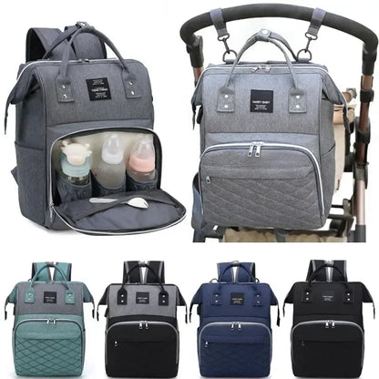 Mommy Diaper Bags Baby Stroller Hanging Bag with Changing Mat