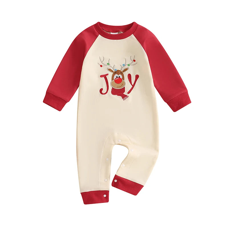 Baby Boy Girl Christmas Rompe