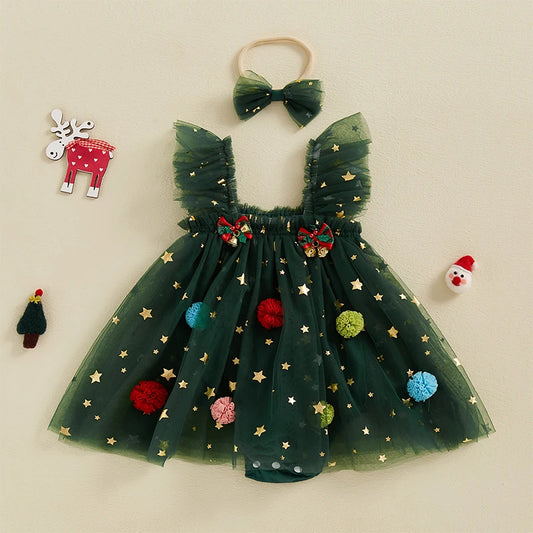 Baby Girl Christmas Romper