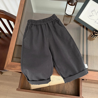 New Baby Loose Trousers Solid Infant Girl Casual Pants Kids Boys Straight Pants