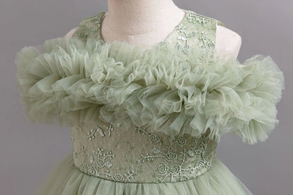 Dresses for Elegant Party Girls Tutu Child Wedding Prom Gown Christmas robe enfant fille