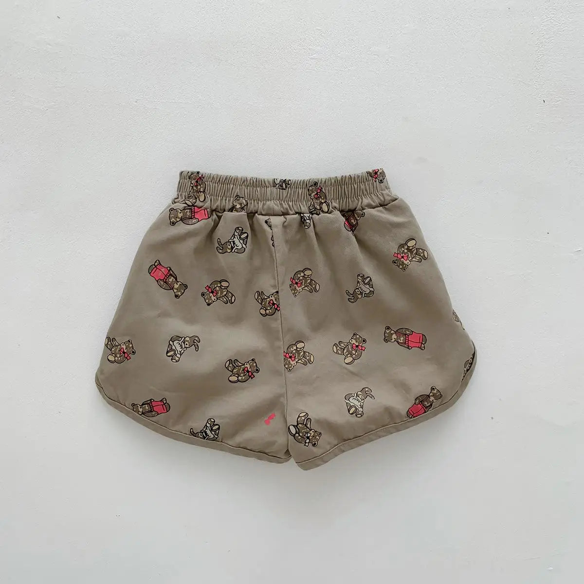 Children Boys Casual Short Pants Girl Cute Bear Print Boutique Hot Short Trousers