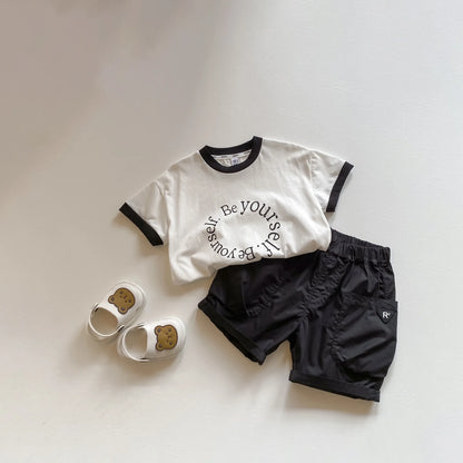 Baby Cotton Tops Fashion Boy Tshirt Kid Clothes