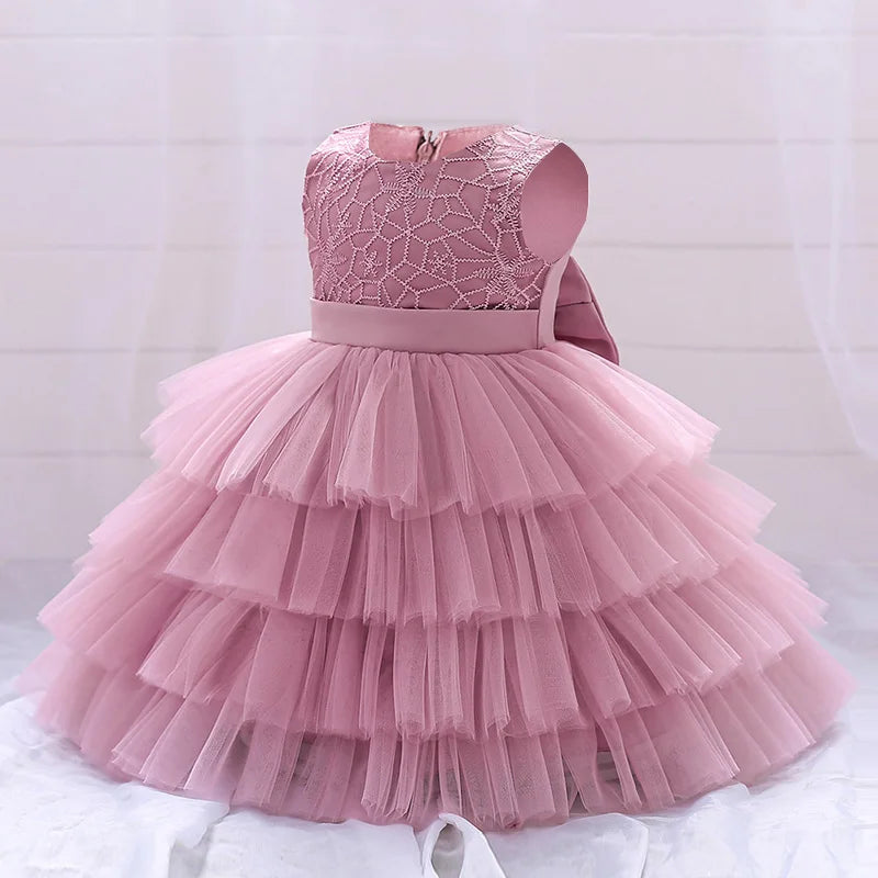 Baby Baptism Dresses Birthday Dress For Kids Girl Clothing Princess Party Dress