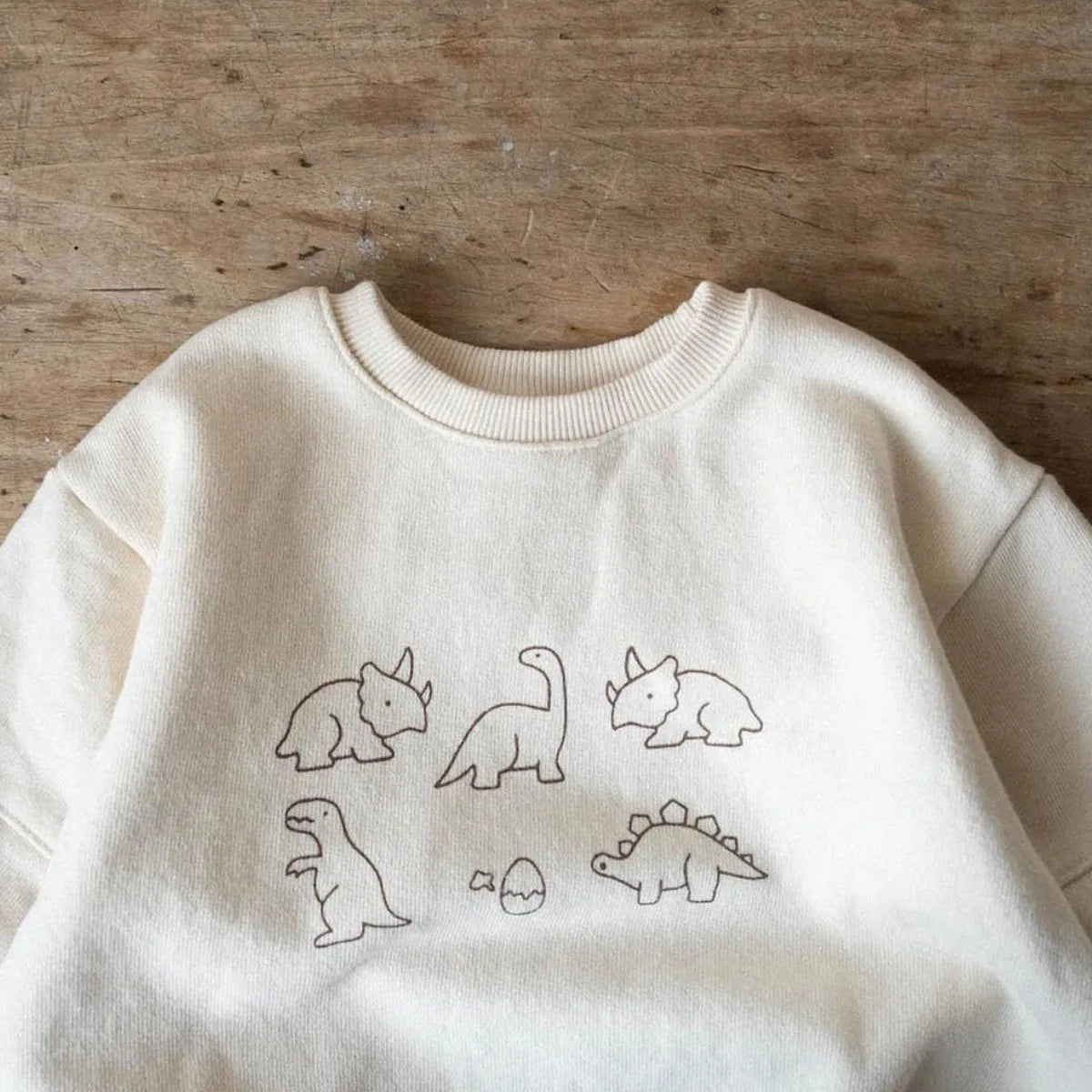 Baby Long Sleeve Bodysuit Cute Dinosaur Print Newborn Toddler Boy Jumpsuit