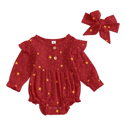 Baby Girl Christmas jumpsuit