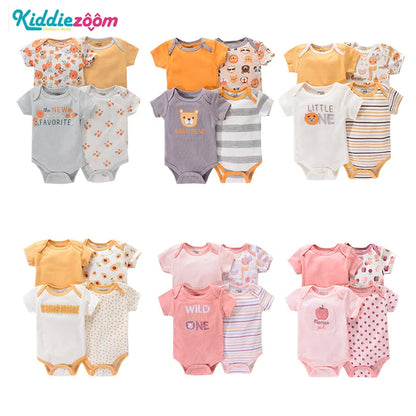 Baby Boy Girl Bodysuits Cute 100%Cotton Newborn Clothes