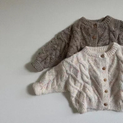 Baby Long Sleeve Knit Coat Infant Girl Cotton Sweater Toddler Boy Cardigan