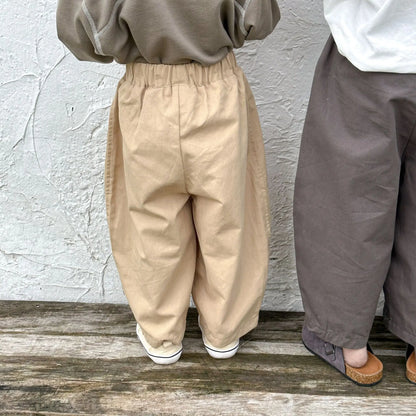 Autumn New Children Loose Trousers Solid Toddler Girls Versatile Harem Pants Baby Boys Casual Pants