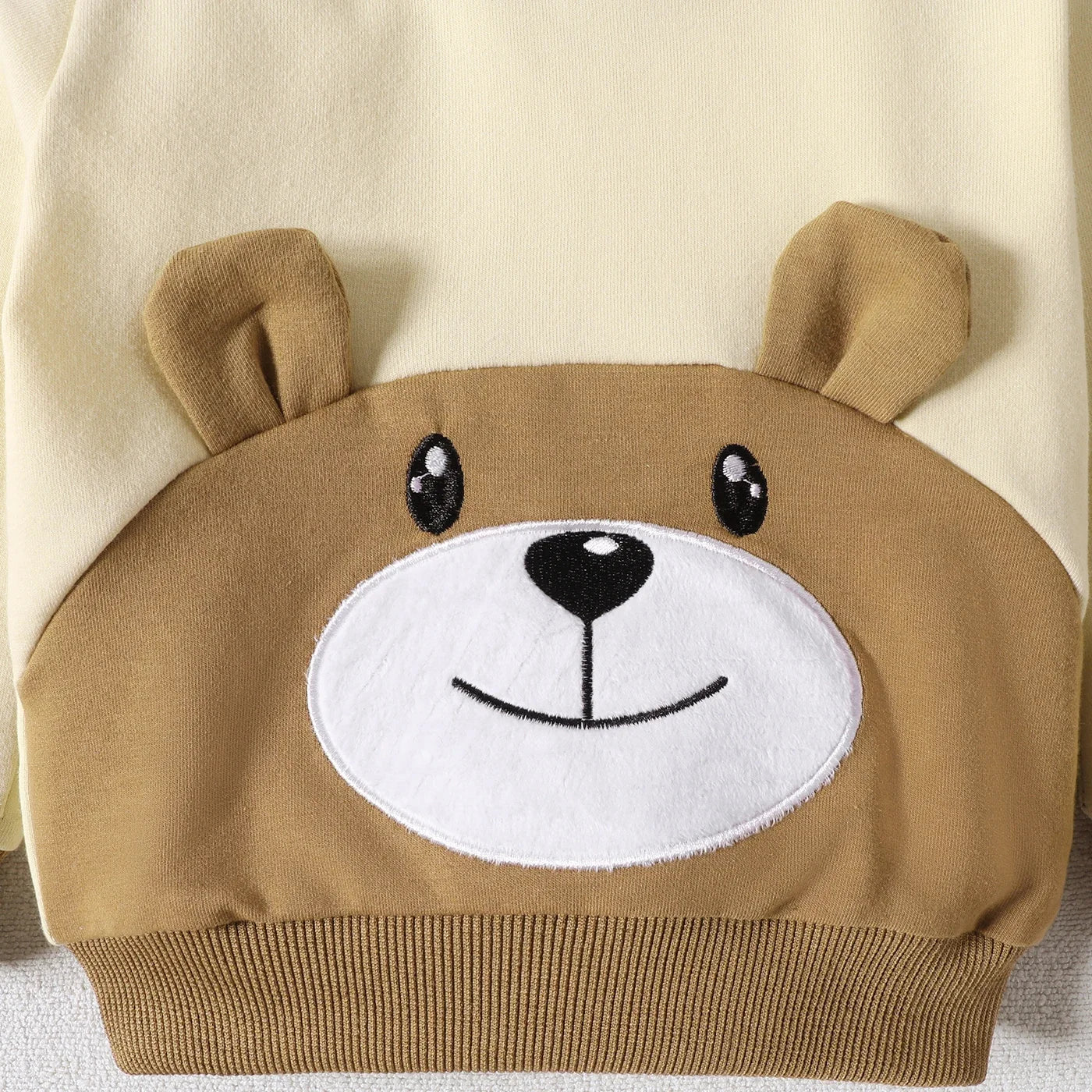 Baby Boy Hyper-Tactile 3D Bear Design Soft and Comfortable Daily Wear