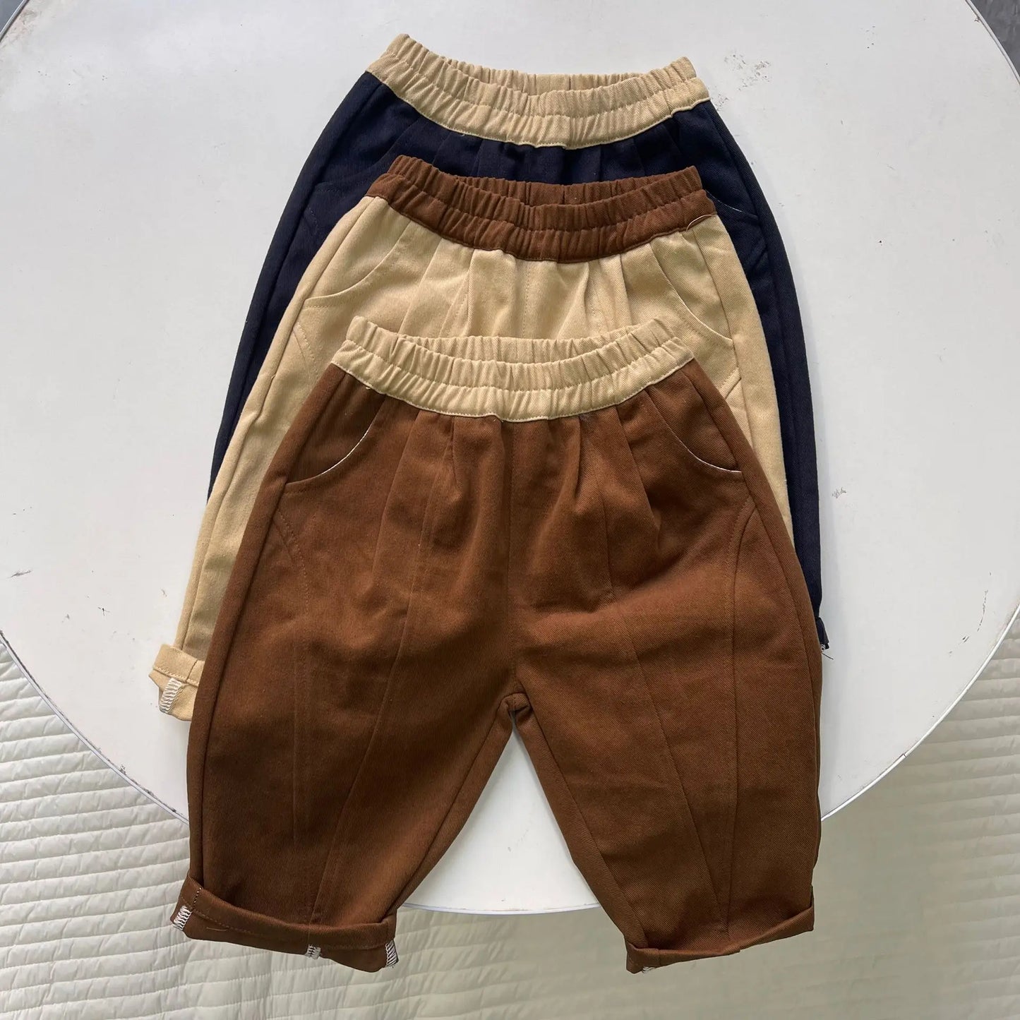 New Baby Casual Pants Kids Girls Loose Harem Pants Cotton Infant Trousers