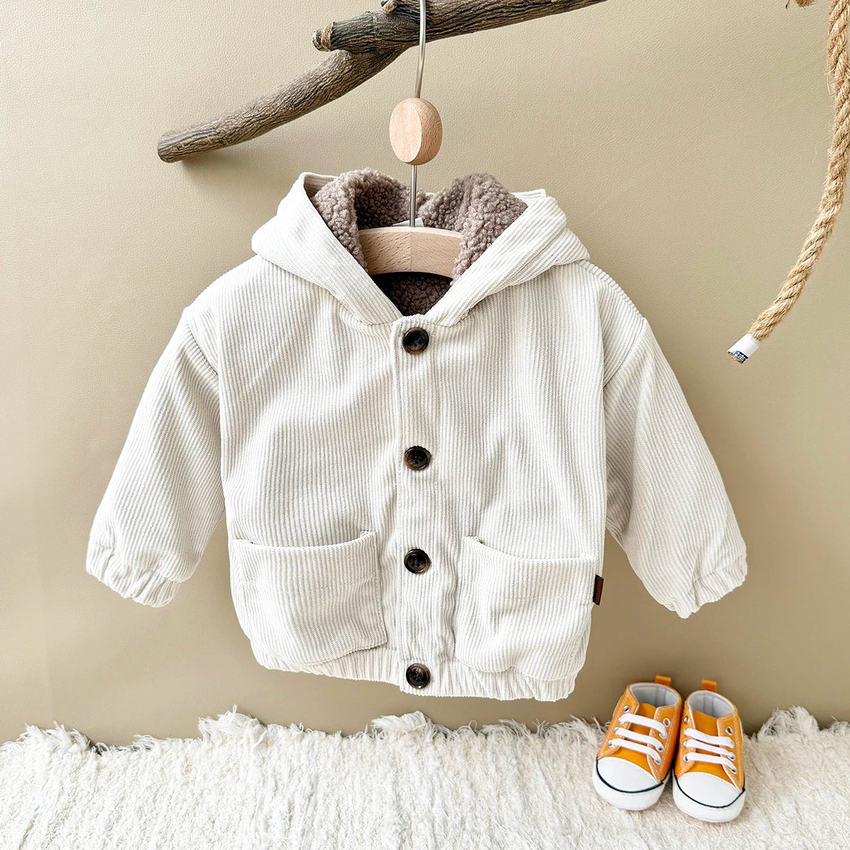 Newborn Baby Boys Girls Casual Wear Fashion Coat Long Sleeves Toddler Tops