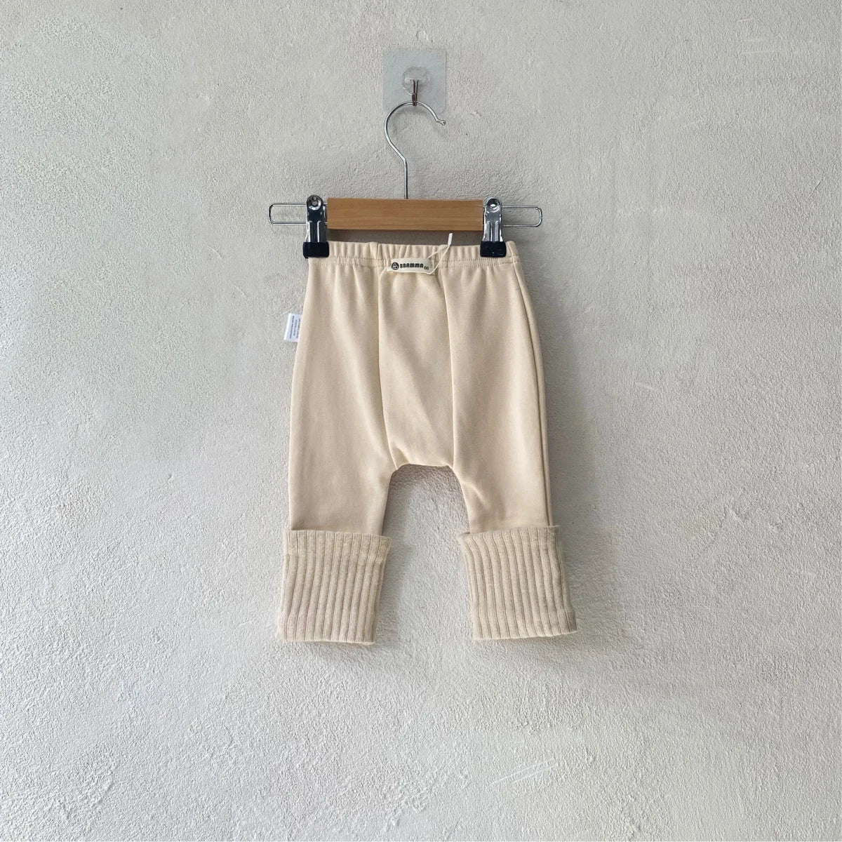 New Baby Cotton Ribbed Leggings Infant Boys Trousers Girls Splicing Elastic Pp Pants