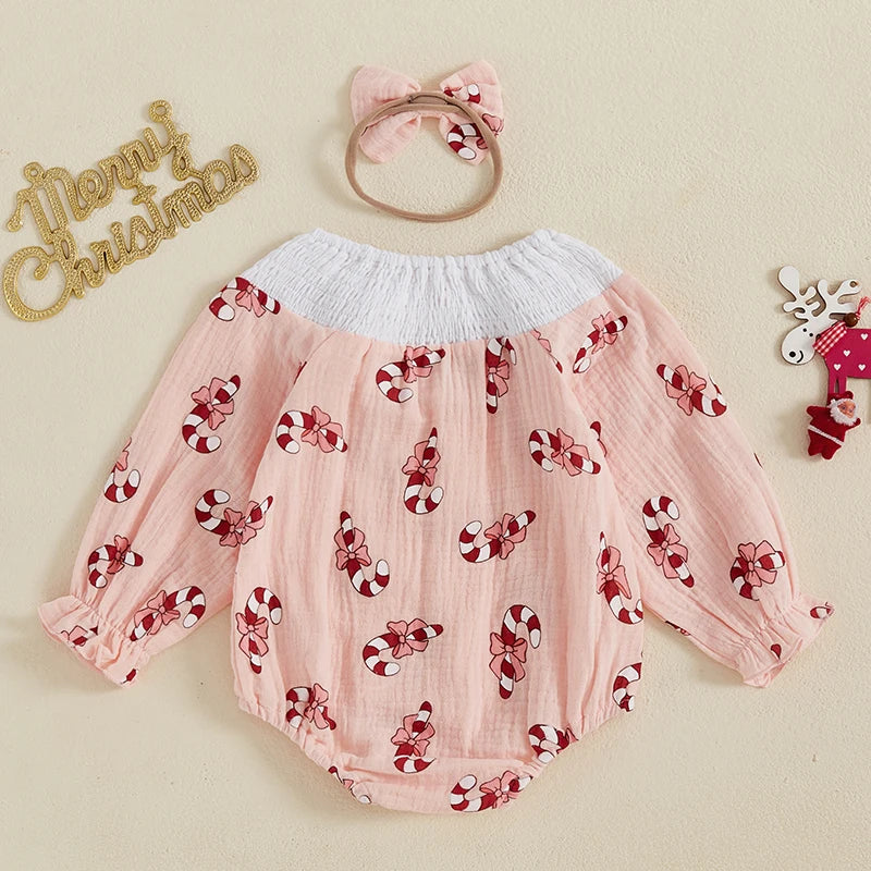 Baby Girls Christmas jumpsuit