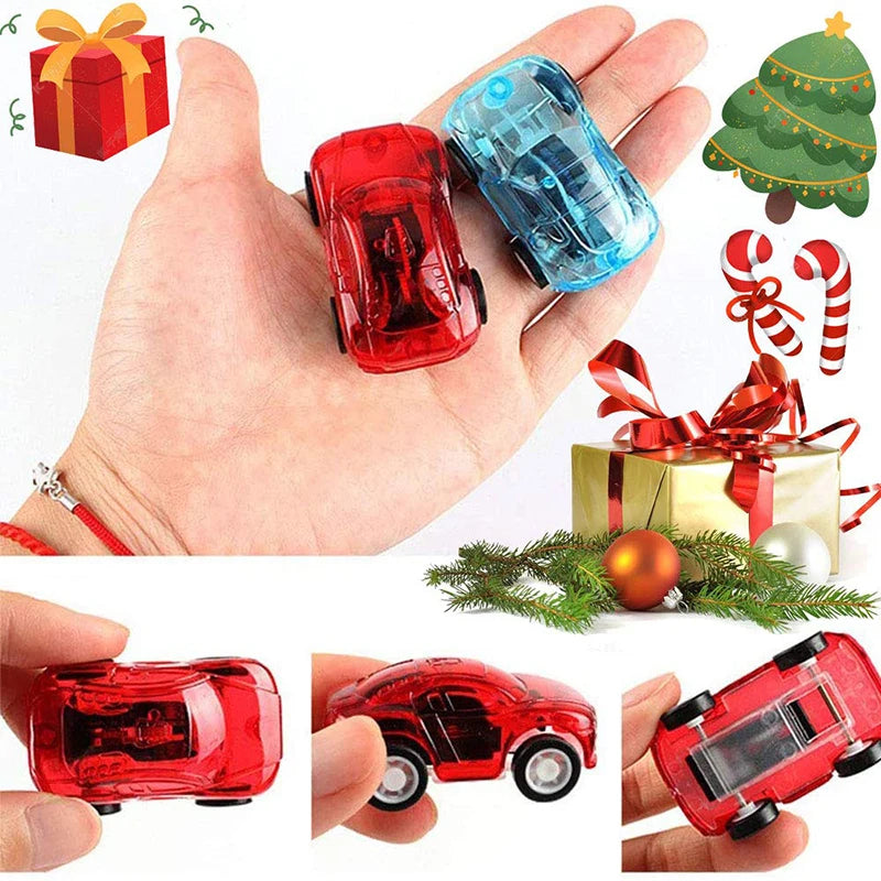 Race Car Mini Treasure Box Cars Carnival Prizes Goodie Bag Plastic Vehicle Fillers for Kids