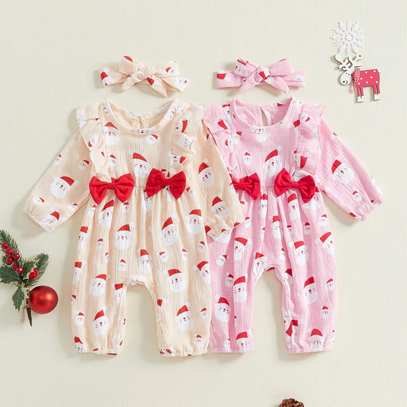 Baby Girls Christmas Jumpsuit