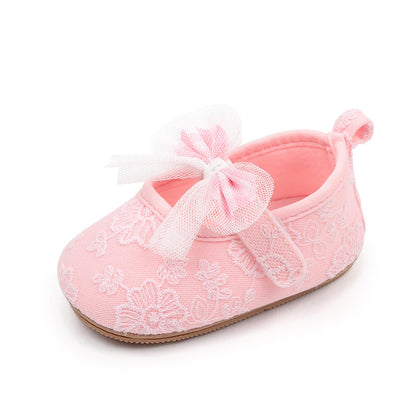 Girls' Cute Bowknot Princess Lace Soft Rubber