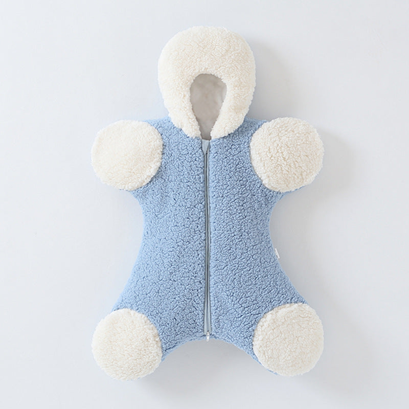 Baby Lamb Fleece Autumn And Winter Sleeping Bag