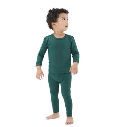 Ins Clothes For Babies Bamboo Fiber Boys Home Wear Suit