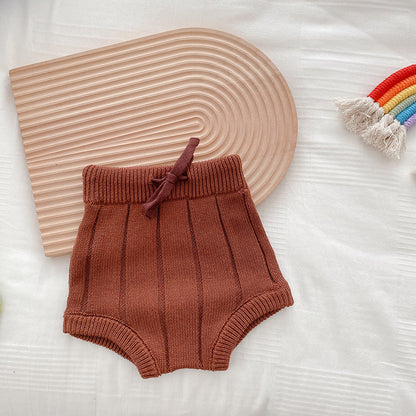 Baby Autumn And Winter Outerwear Knitted Wool Shorts